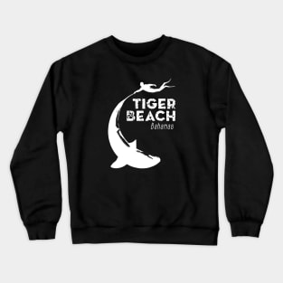 Shark Diving - Tiger beach, Bahamas Crewneck Sweatshirt